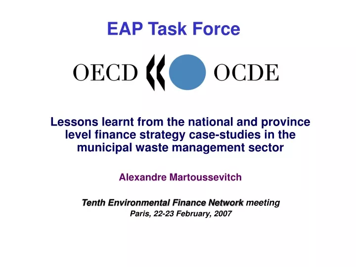 eap task force