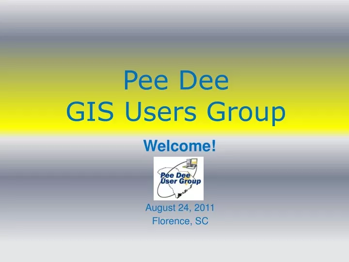 pee dee gis users group