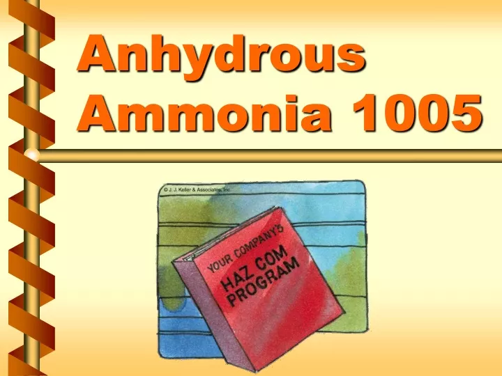 anhydrous ammonia 1005