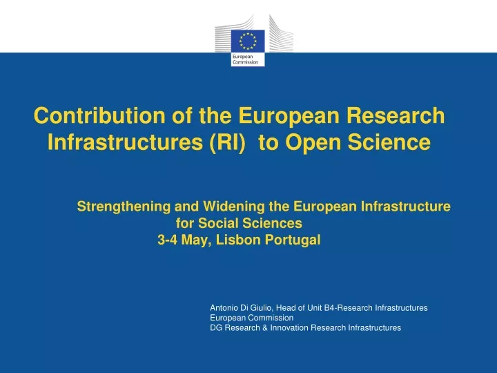 contribution of the european research