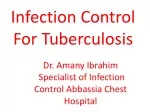 Infection Control For Tuberculosis - slide 1