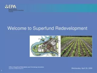 Welcome to Superfund Redevelopment