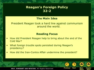 Reagan’s Foreign Policy 32-2