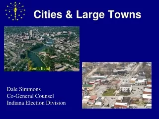 Cities &amp; Large Towns