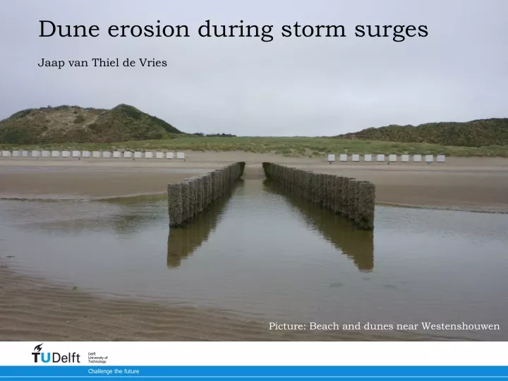 dune erosion during storm surges