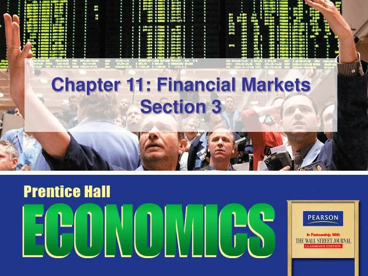chapter 11 financial markets section 3