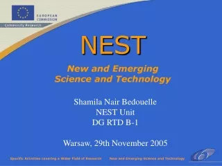 New and Emerging  Science and Technology