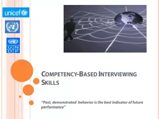 Competency-Based Interviewing Skills