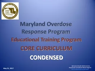 Maryland Overdose Response Program