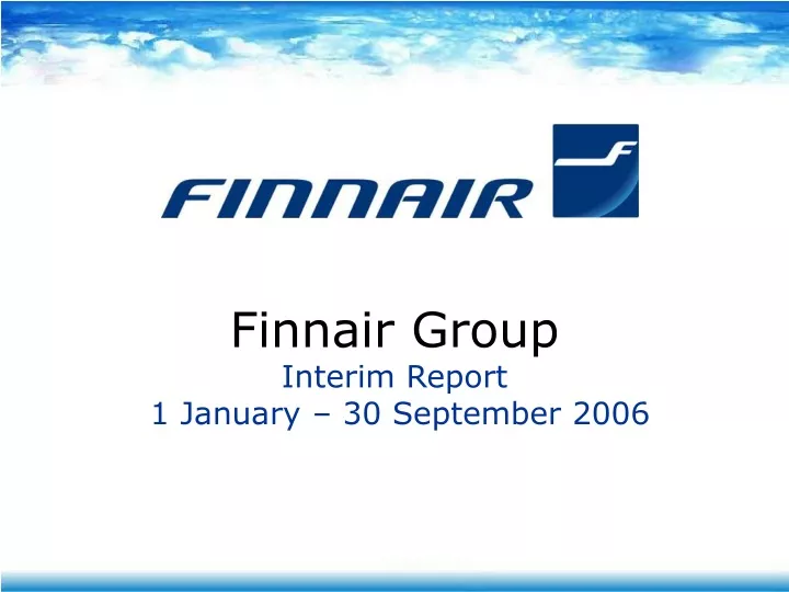 finnair group interim report 1 january