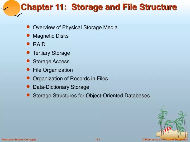 chapter 11 storage and file structure