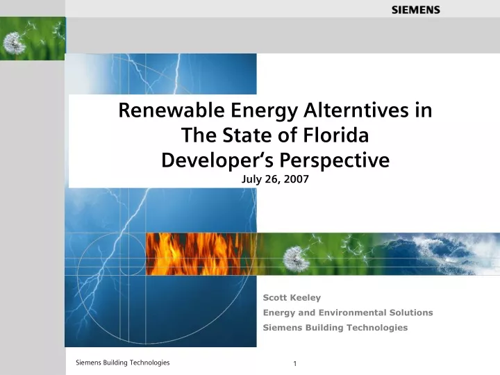 renewable energy alterntives in the state