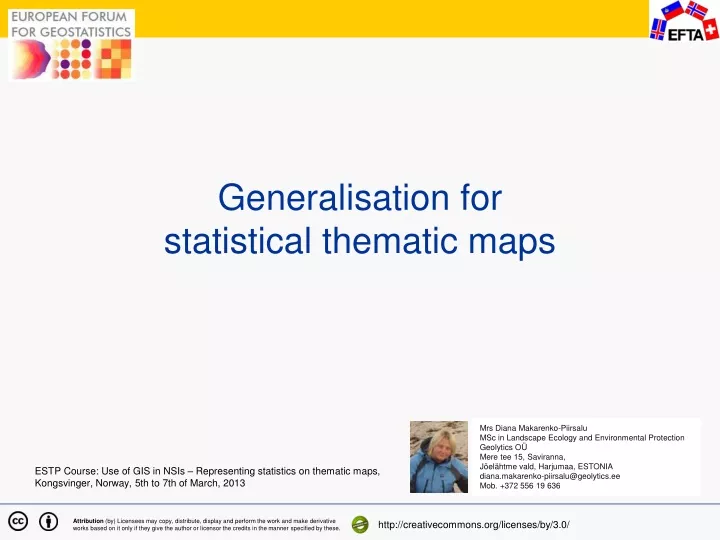 generalisation for statistical thematic maps