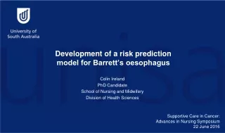 Development of a risk prediction model for Barrett’s oesophagus
