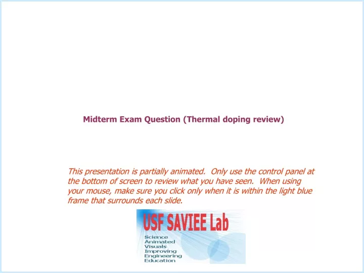 midterm exam question thermal doping review