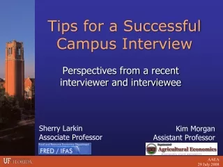 Tips for a Successful Campus Interview
