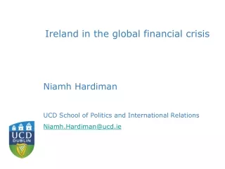 Ireland in the global financial crisis