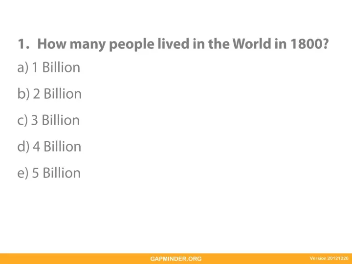 how many people lived in the world in 1800