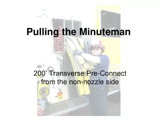 Pulling the Minuteman