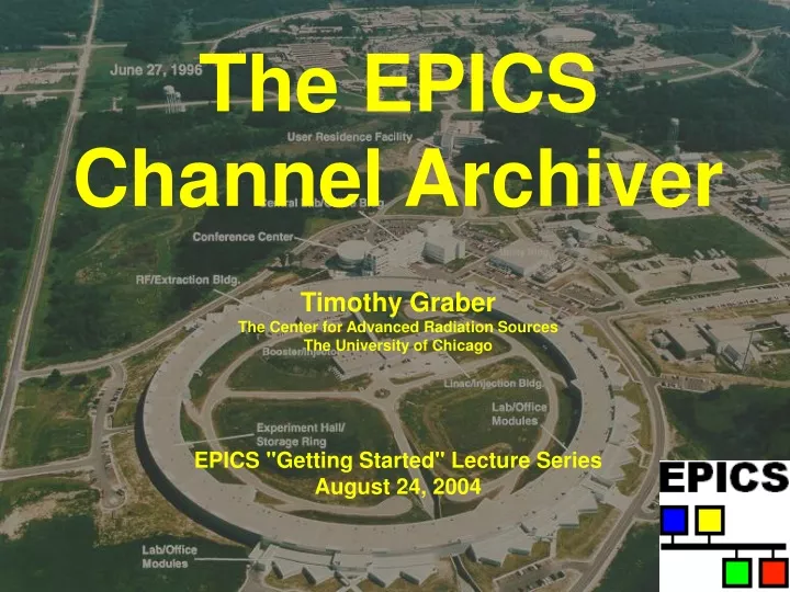 the epics channel archiver