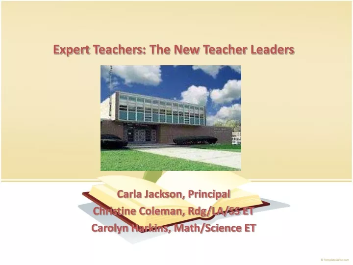 expert teachers the new teacher leaders