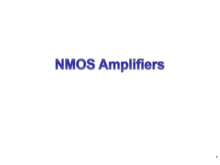 NMOS Amplifiers