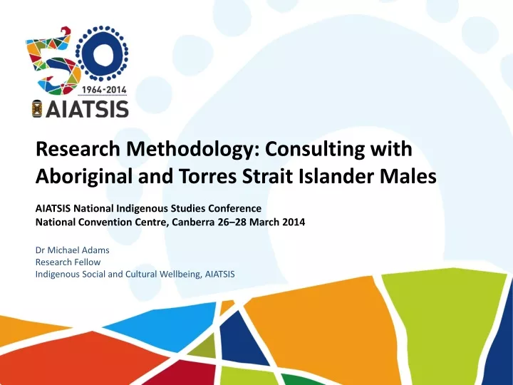 research methodology consulting with aboriginal