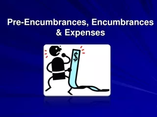 Pre-Encumbrances, Encumbrances &amp; Expenses