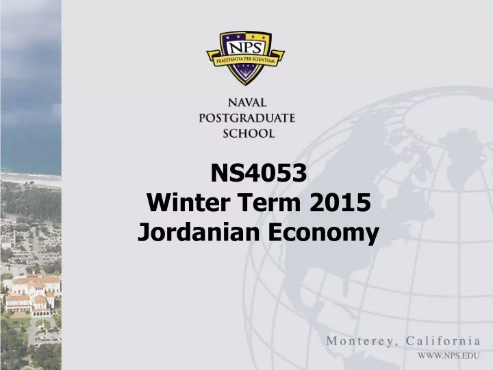 ns4053 winter term 2015 jordanian economy