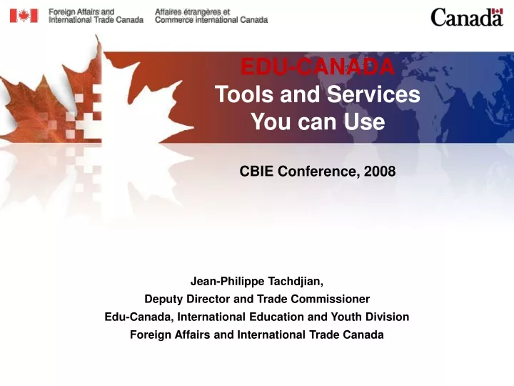 edu canada tools and services you can use cbie