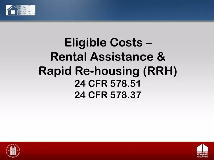 eligible costs rental assistance rapid re housing