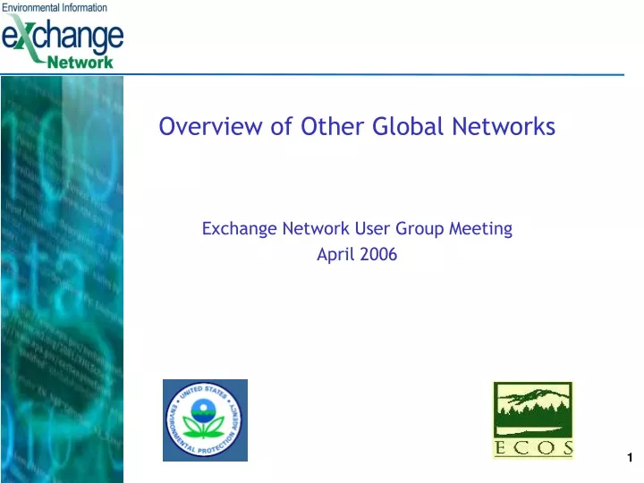 overview of other global networks exchange