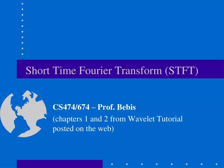 short time fourier transform stft