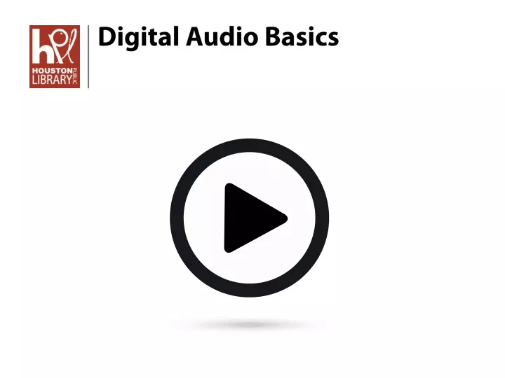 digital audio basics