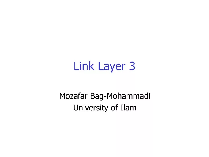 link layer 3