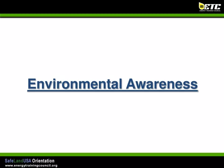 environmental awareness