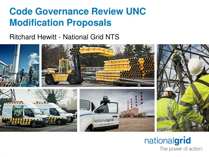 code governance review unc modification proposals