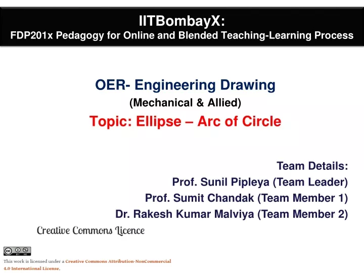 iitbombayx fdp201x pedagogy for online and blended teaching learning process