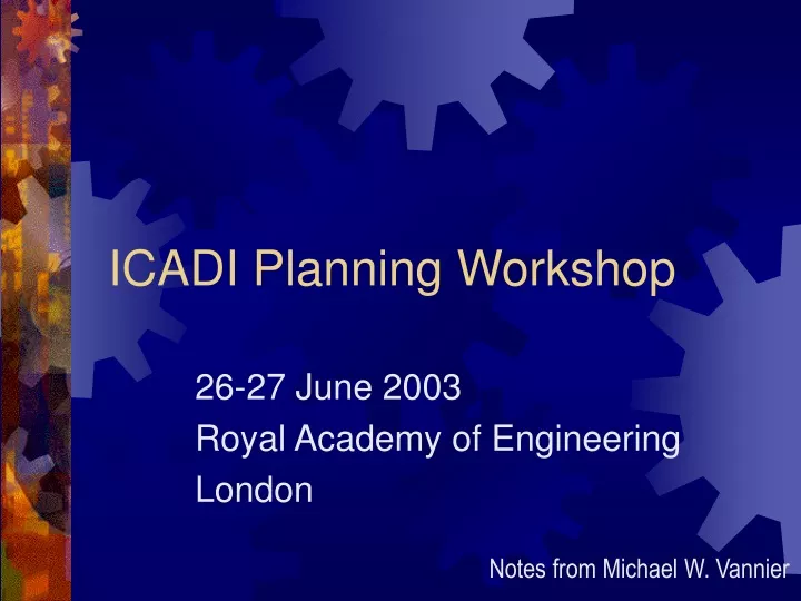 icadi planning workshop