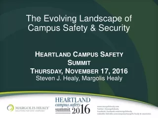 The Evolving Landscape of Campus Safety &amp; Security