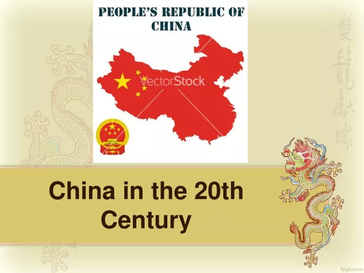 china in the 20th century