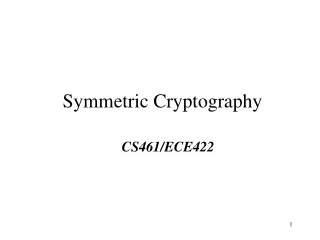 Symmetric Cryptography