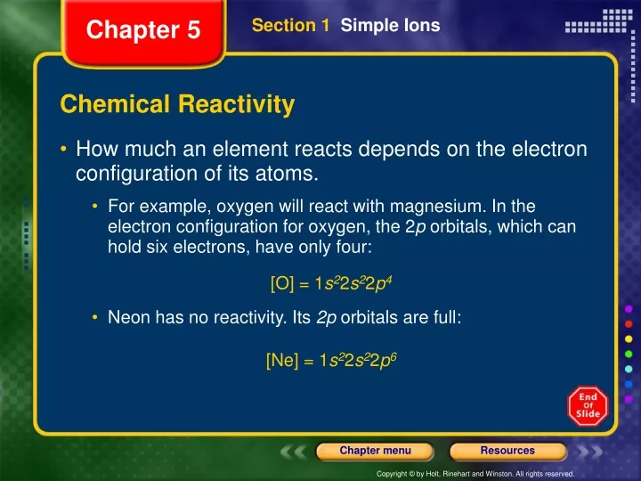 section 1 simple ions
