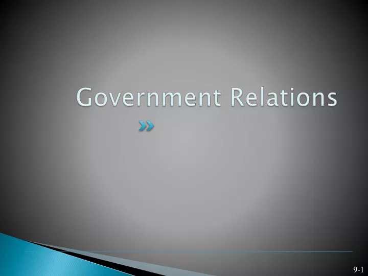 government relations