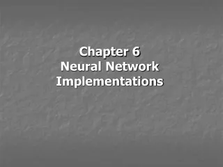 Chapter 6 Neural Network Implementations