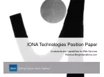 IONA Technologies Position Paper - slide 1