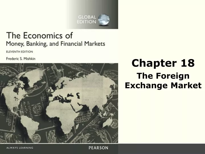 chapter 18 the foreign exchange market