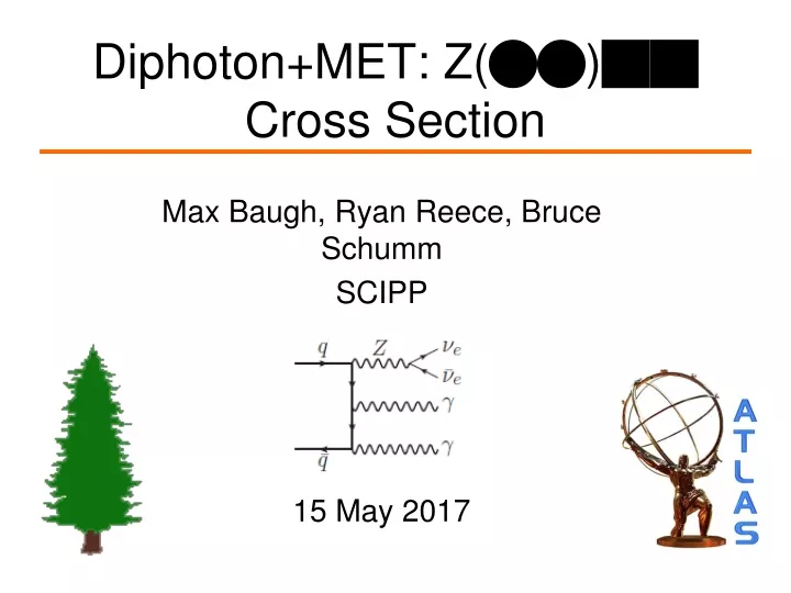 diphoton met z cross section