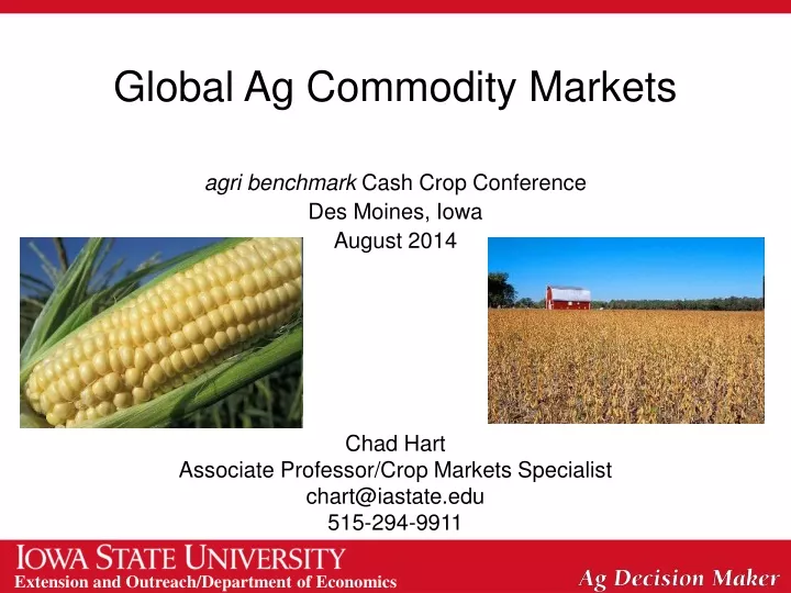global ag commodity markets