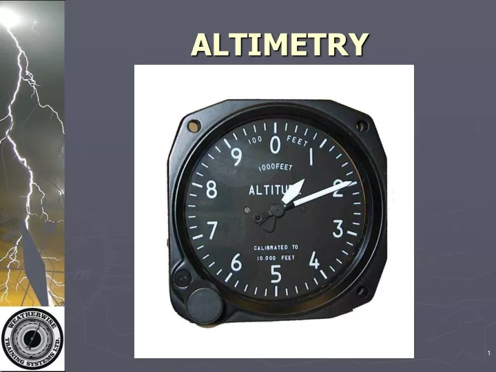 altimetry